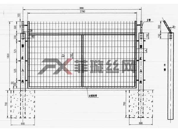 高鐵橋下防護(hù)柵欄銷售